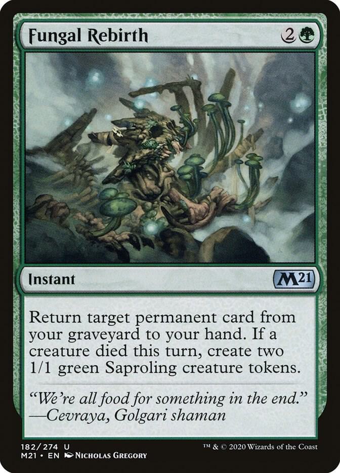 Fungal Rebirth 182 (Core Set 2021)  | Good Games Adelaide SA