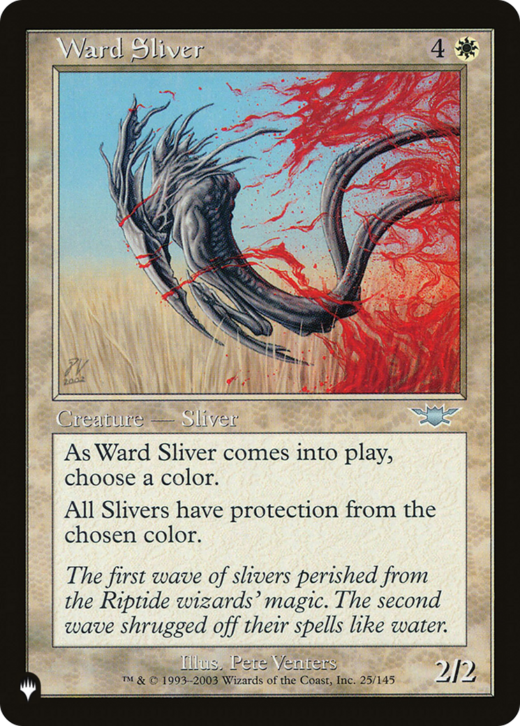 Ward Sliver [The List Reprints] | Good Games Adelaide SA