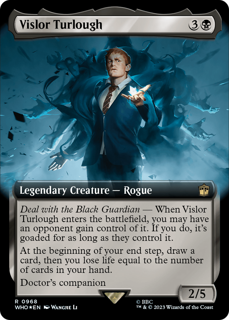 Vislor Turlough (Extended Art) (Surge Foil) [Doctor Who] | Good Games Adelaide SA