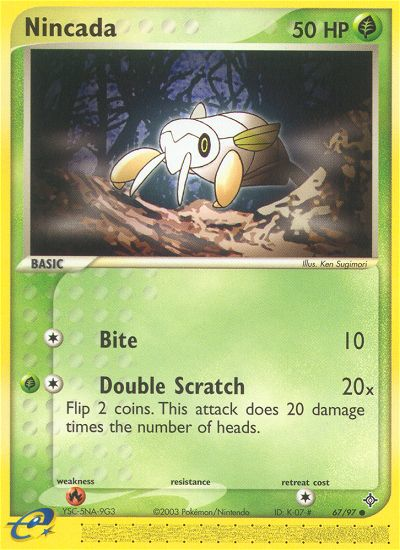 Nincada (67/97) [EX: Dragon] | Good Games Adelaide SA