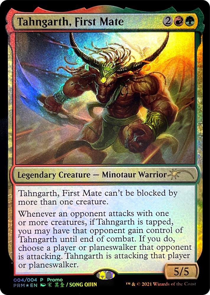 Tahngarth First Mate 4 (Unique and Miscellaneous Promos)  - Foil | Good Games Adelaide SA