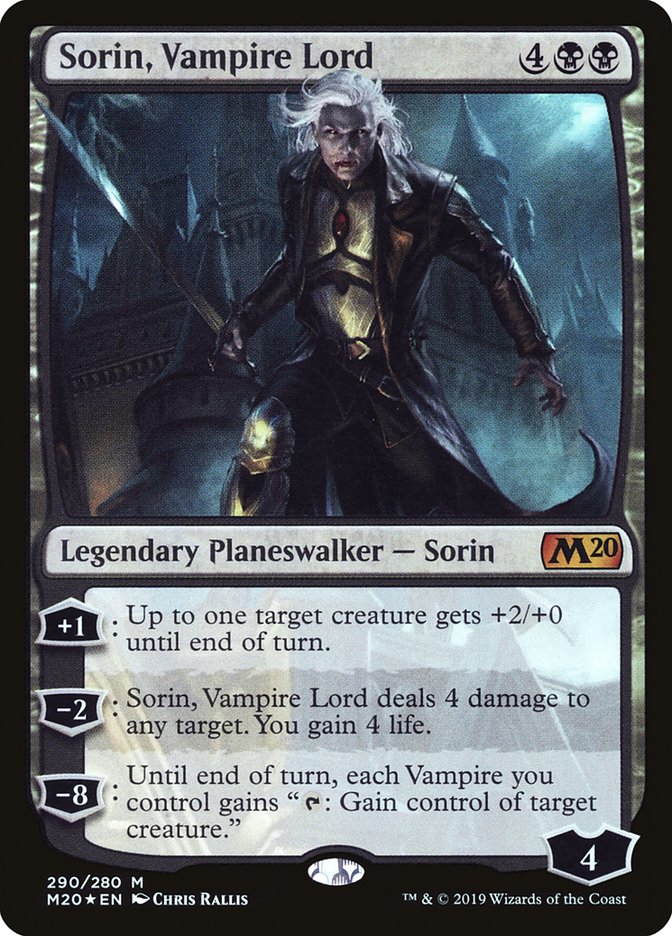 Sorin, Vampire Lord 290 (Core Set 2020)  - Foil | Good Games Adelaide SA