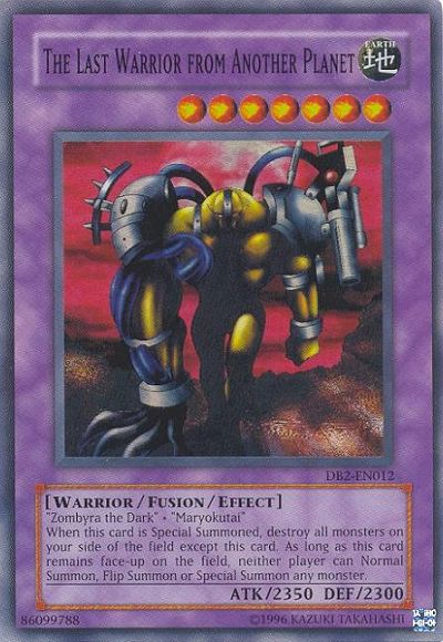 The Last Warrior from Another Planet [DB2-EN012] Super Rare | Good Games Adelaide SA