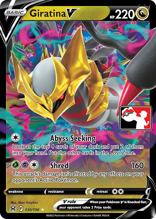 Giratina V Series 3/4 130/196 (Prize Pack Series Cards)  - Holofoil | Good Games Adelaide SA