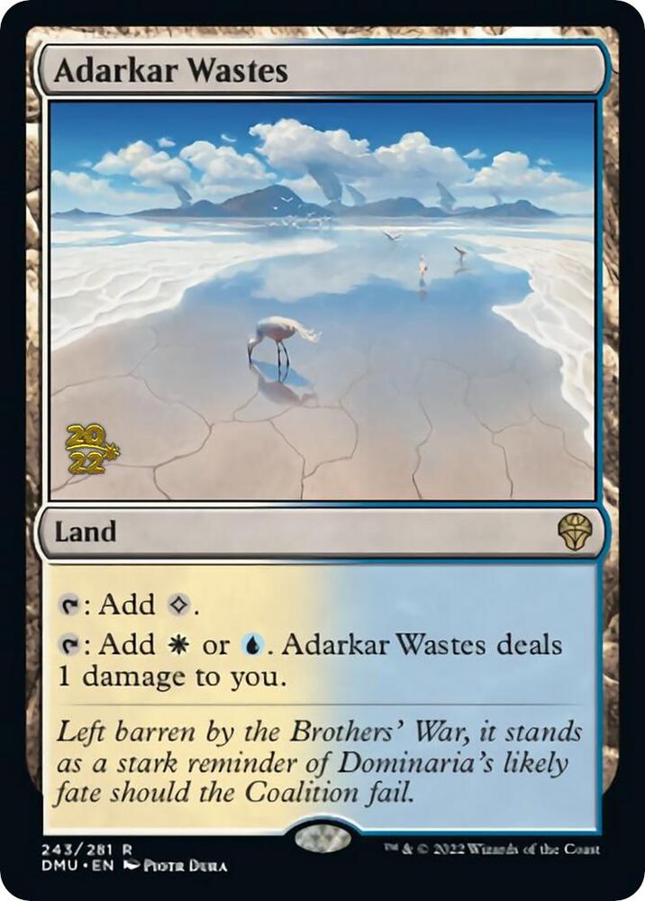 Adarkar Wastes 243 (Prerelease Cards)  - PreRelease Foil | Good Games Adelaide SA