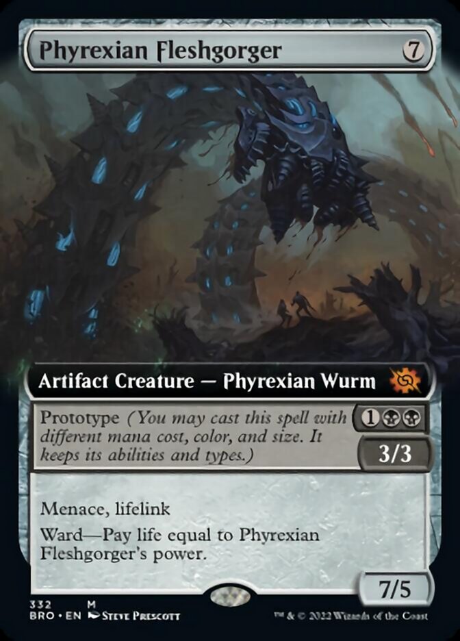 Phyrexian Fleshgorger (Extended Art) [The Brothers' War] | Good Games Adelaide SA