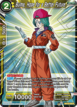 Bulma, Hope for a Better Future (Rare) [BT13-105] | Good Games Adelaide SA
