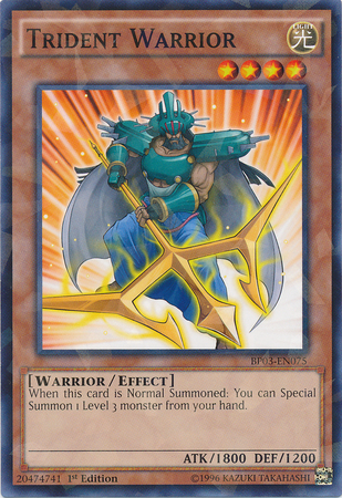 Trident Warrior [BP03-EN075] Shatterfoil Rare | Good Games Adelaide SA