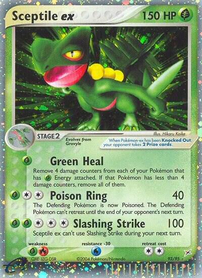Sceptile ex 93/95 (Team Magma vs Team Aqua)  - Holofoil | Good Games Adelaide SA