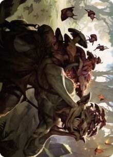 Sprouting Goblin Art Card 38 (Art Series: Dominaria United)  | Good Games Adelaide SA