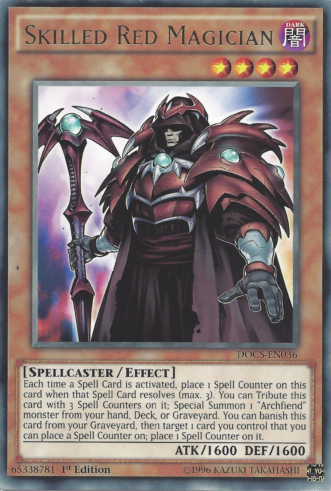 Skilled Red Magician [DOCS-EN036] Rare | Good Games Adelaide SA