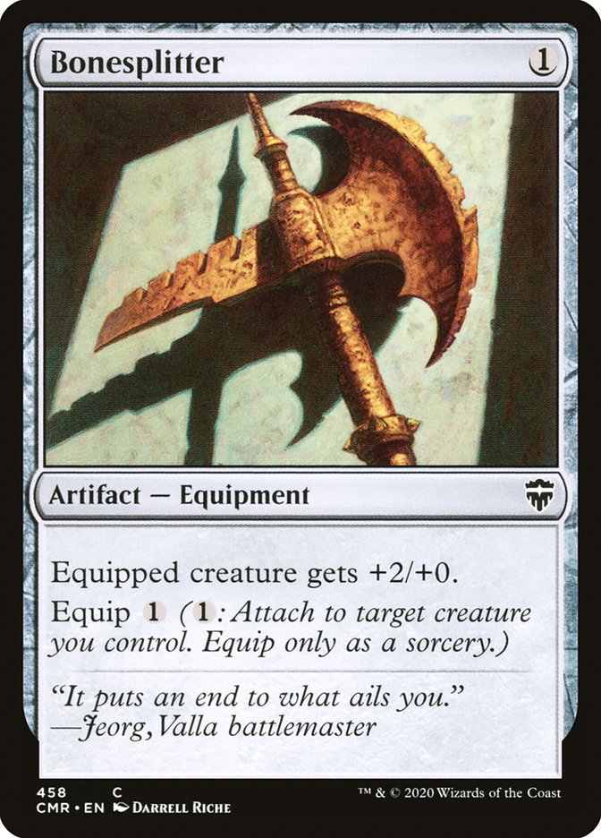 Bonesplitter [Commander Legends] | Good Games Adelaide SA