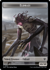 Eldrazi // Tiny Double-Sided Token [Murders at Karlov Manor Commander Tokens] | Good Games Adelaide SA