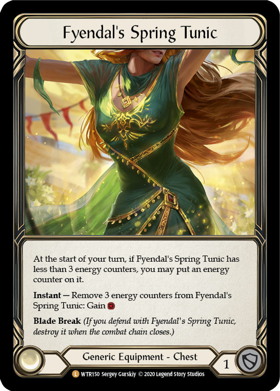 Fyendal's Spring Tunic [U-WTR150] Unlimited Rainbow Foil | Good Games Adelaide SA