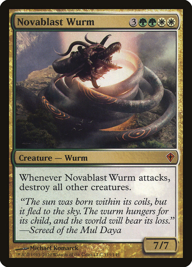 Novablast Wurm 119 (Worldwake)  | Good Games Adelaide SA
