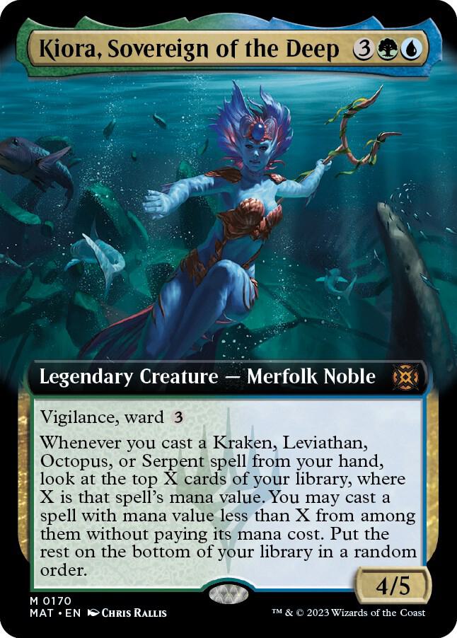 Kiora, Sovereign of the Deep 170 (March of the Machine: The Aftermath)  - Extended Art Foil | Good Games Adelaide SA