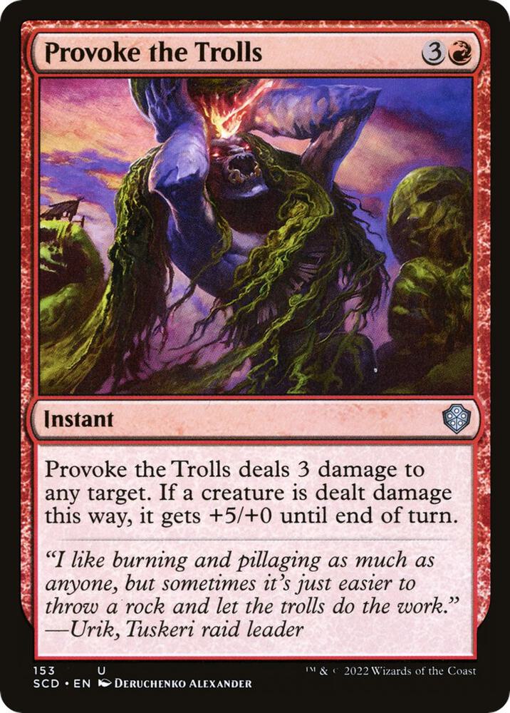 Provoke the Trolls 153 (Starter Commander Decks)  | Good Games Adelaide SA
