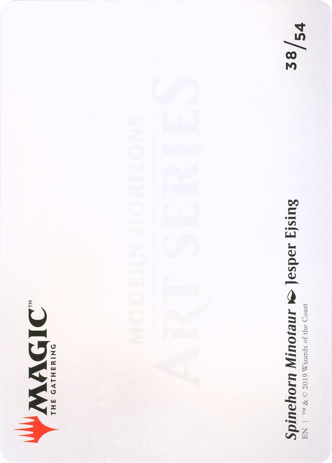 Spinehorn Minotaur (Art Series) [Art Series: Modern Horizons] | Good Games Adelaide SA