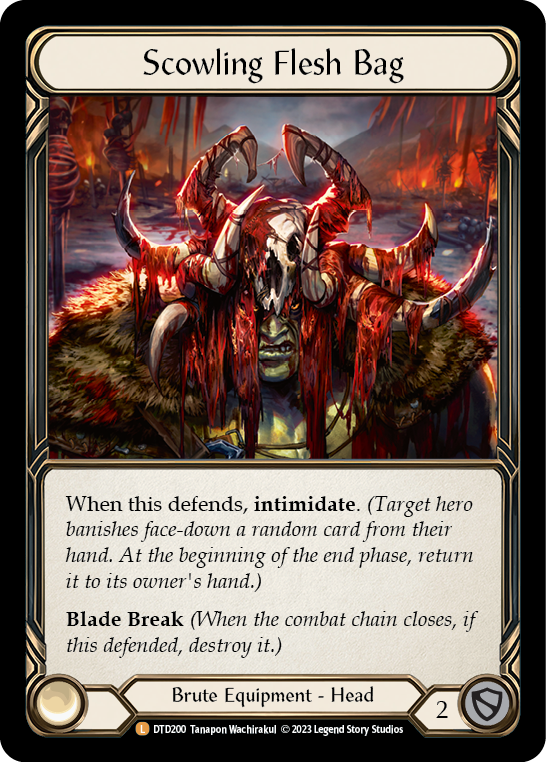Scowling Flesh Bag [DTD200] (Dusk Till Dawn)  Cold Foil | Good Games Adelaide SA