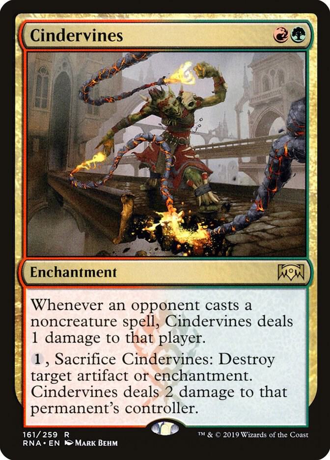Cindervines 161 (Ravnica Allegiance)  - Foil | Good Games Adelaide SA