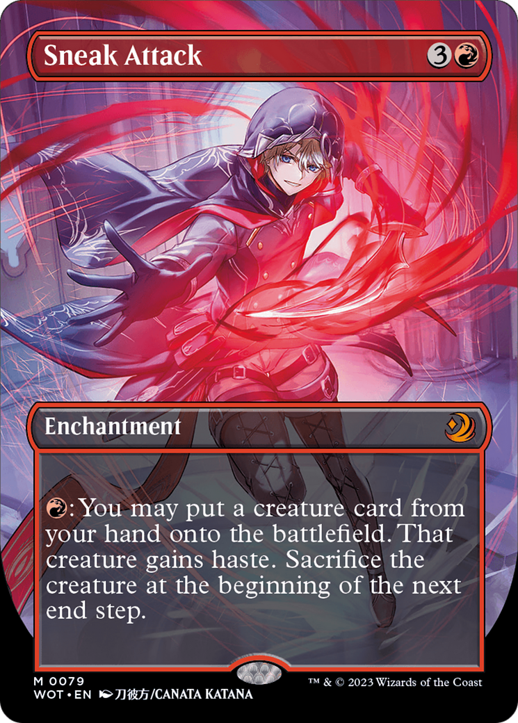 Sneak Attack (Anime Borderless) [Wilds of Eldraine: Enchanting Tales] | Good Games Adelaide SA