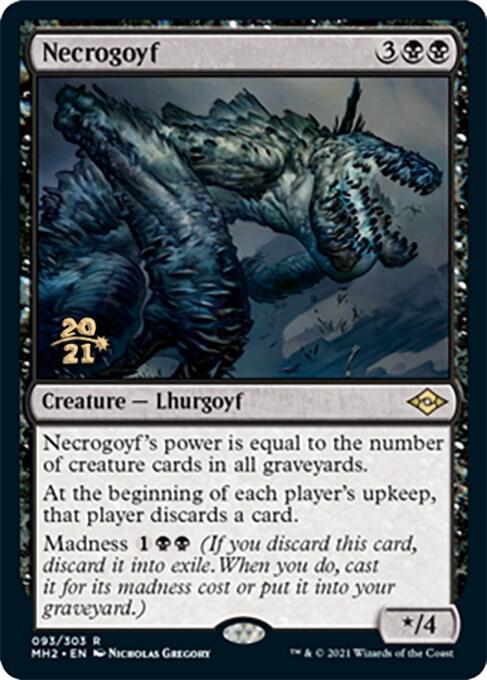 Necrogoyf 93 (Prerelease Cards)  - Foil | Good Games Adelaide SA