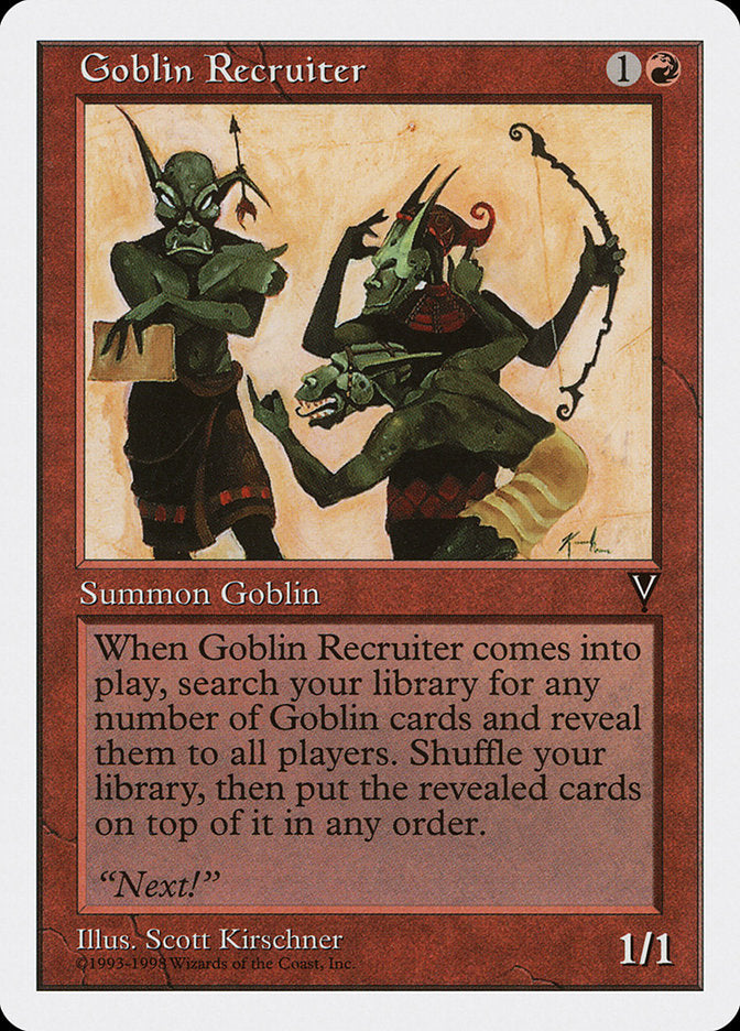 Goblin Recruiter [Anthologies] | Good Games Adelaide SA