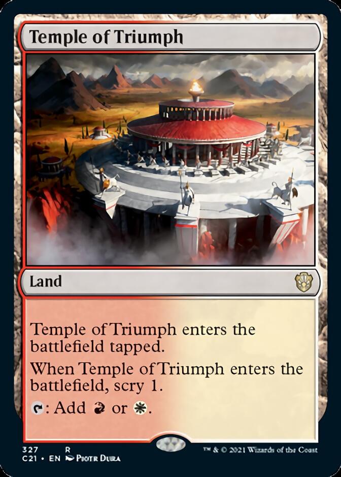 Temple of Triumph [Commander 2021] | Good Games Adelaide SA