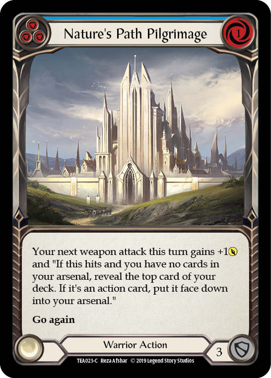 Nature's Path Pilgrimage (Blue) [TEA023-C] 1st Edition Normal | Good Games Adelaide SA