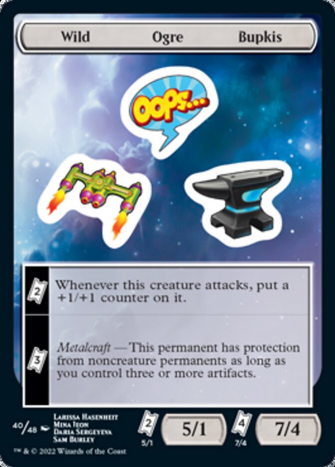 Wild Ogre Bupkis [Unfinity Stickers] | Good Games Adelaide SA