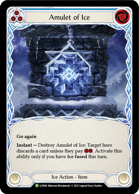 Amulet of Ice [LGS064] (Promo)  Cold Foil | Good Games Adelaide SA