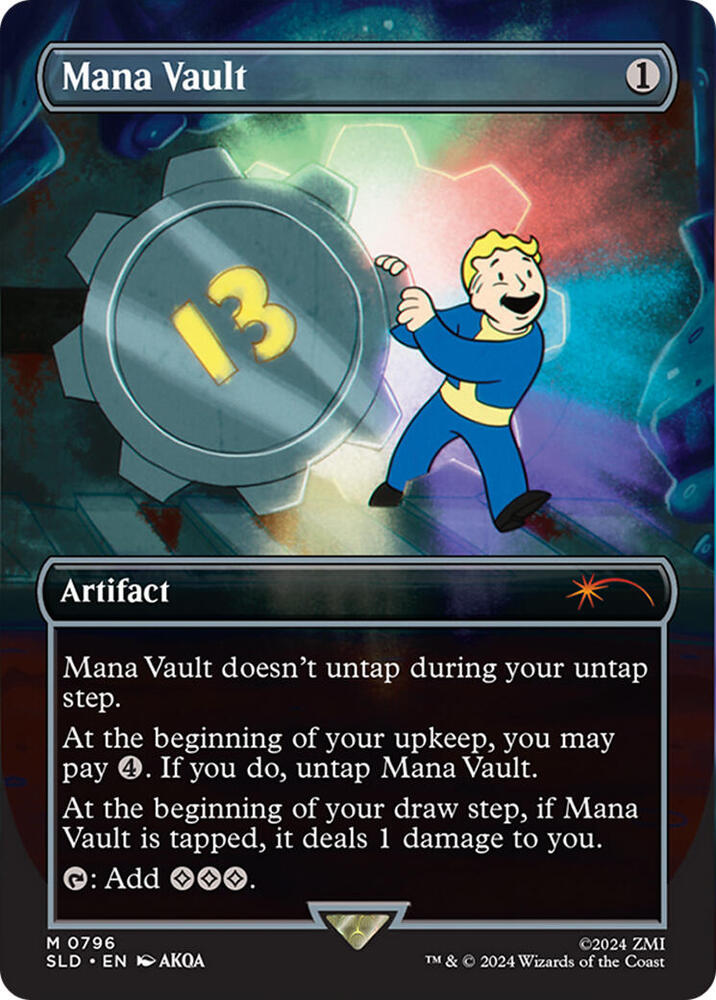 Mana Vault Rainbow Foil 796 (Secret Lair Drop Series)  - Foil | Good Games Adelaide SA