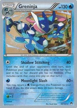 Greninja (40/122) (Ninja Blitz - Cody Walinski) [World Championships 2016] | Good Games Adelaide SA