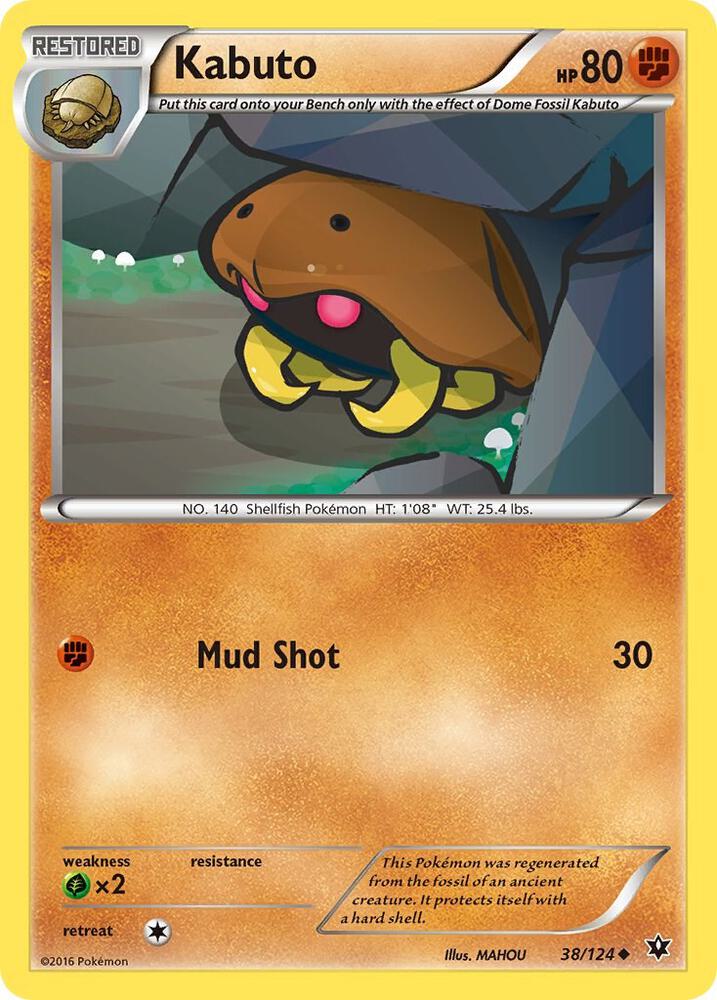 Kabuto 38/124 (XY - Fates Collide)  | Good Games Adelaide SA