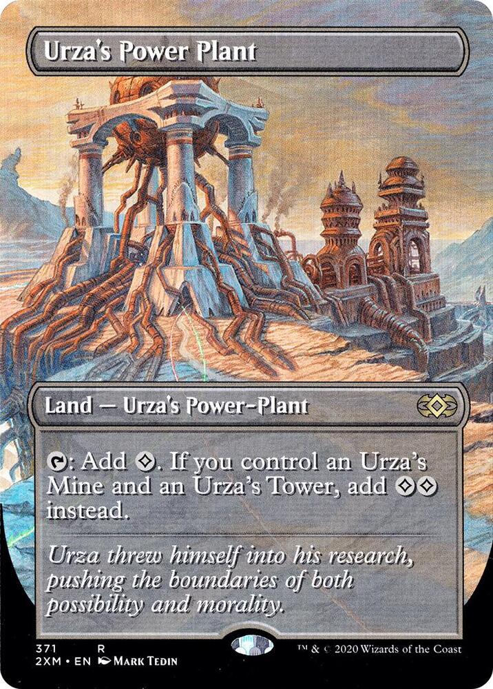 Urzas Power Plant Borderless 371 (Double Masters)  | Good Games Adelaide SA