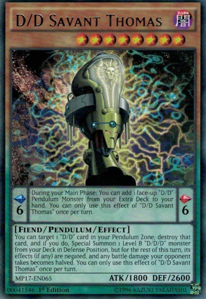 D/D Savant Thomas [MP17-EN065] Rare | Good Games Adelaide SA