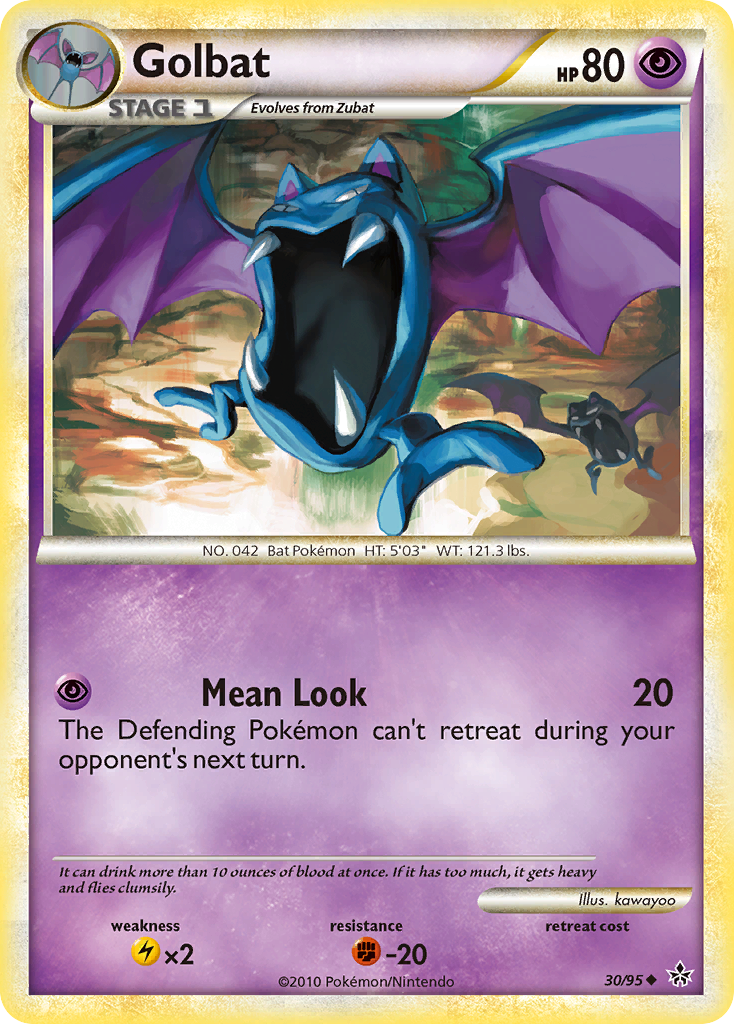 Golbat (30/95) [HeartGold & SoulSilver: Unleashed] | Good Games Adelaide SA