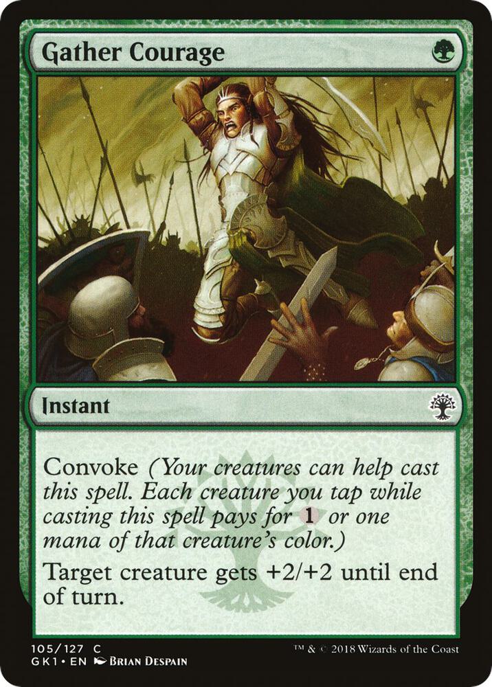 Gather Courage 105 (Guilds of Ravnica: Guild Kits)  | Good Games Adelaide SA