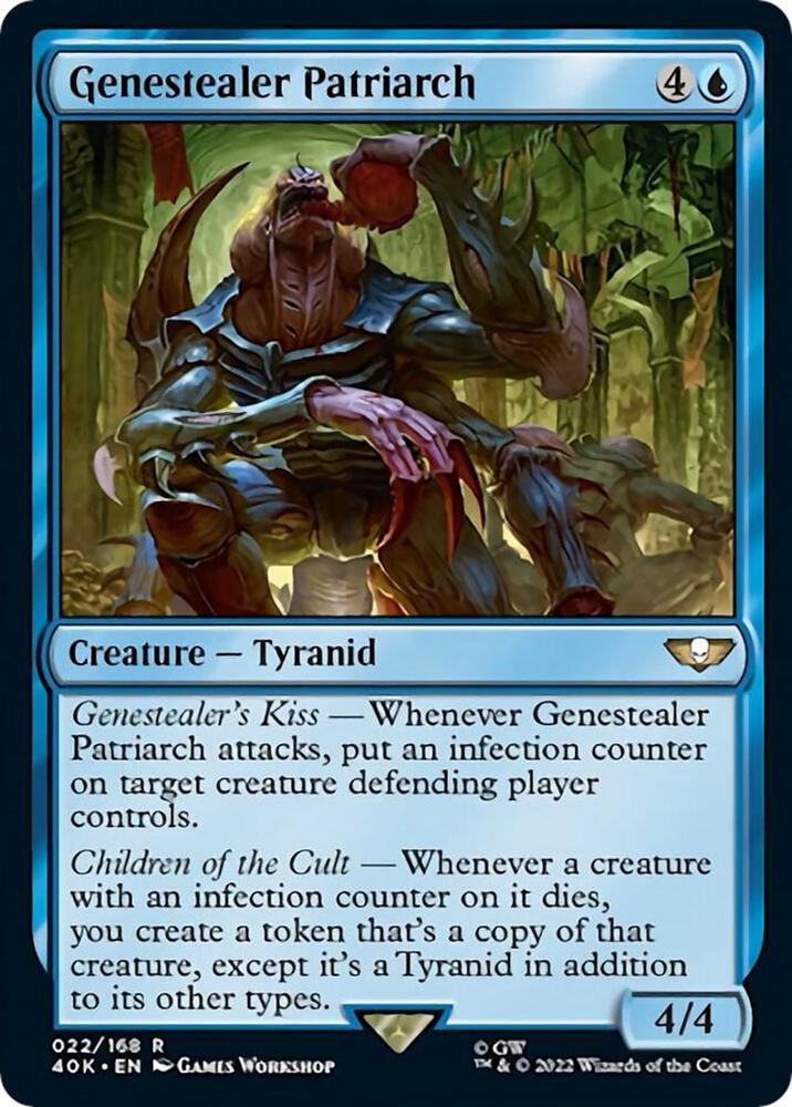 Genestealer Patriarch Surge Foil 22 (Universes Beyond: Warhammer 40,000)  - Foil | Good Games Adelaide SA