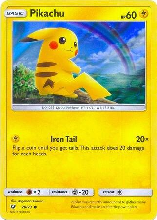 Pikachu Water Web Holo 028/073 (Miscellaneous Cards & Products)  - Holofoil | Good Games Adelaide SA