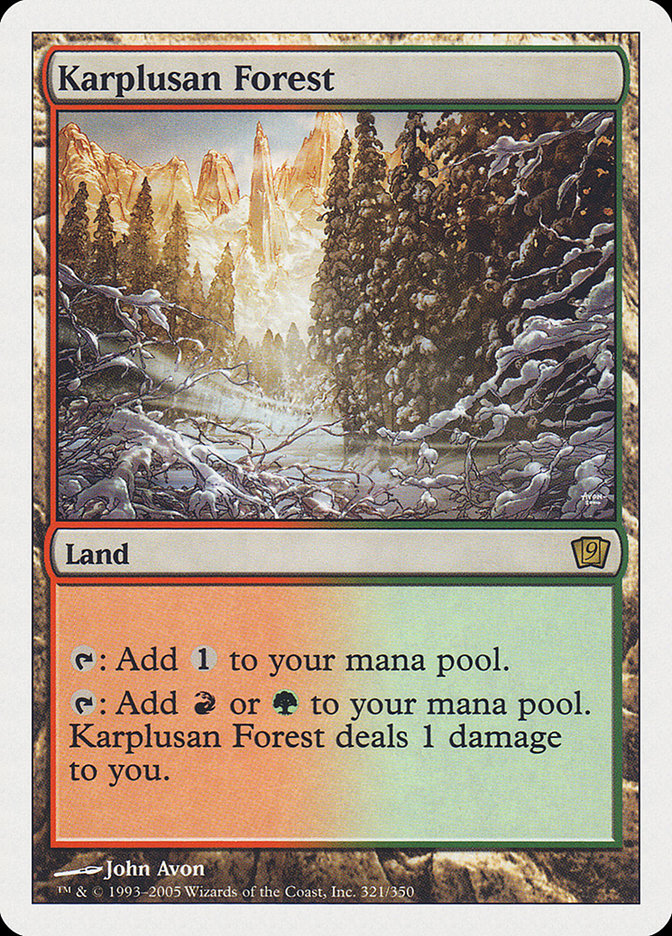 Karplusan Forest [Ninth Edition] | Good Games Adelaide SA