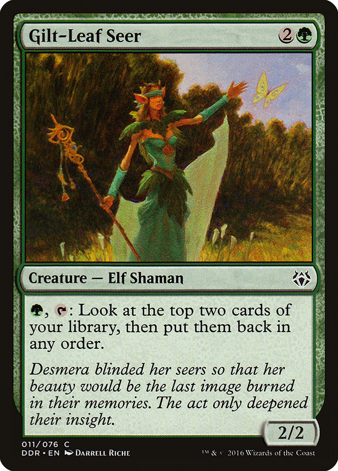 Gilt-Leaf Seer [Duel Decks: Nissa vs. Ob Nixilis] | Good Games Adelaide SA
