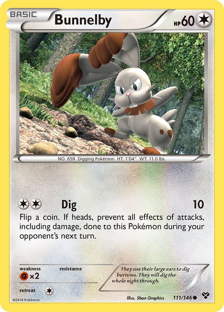 Bunnelby 111/146 (XY Base Set)  | Good Games Adelaide SA