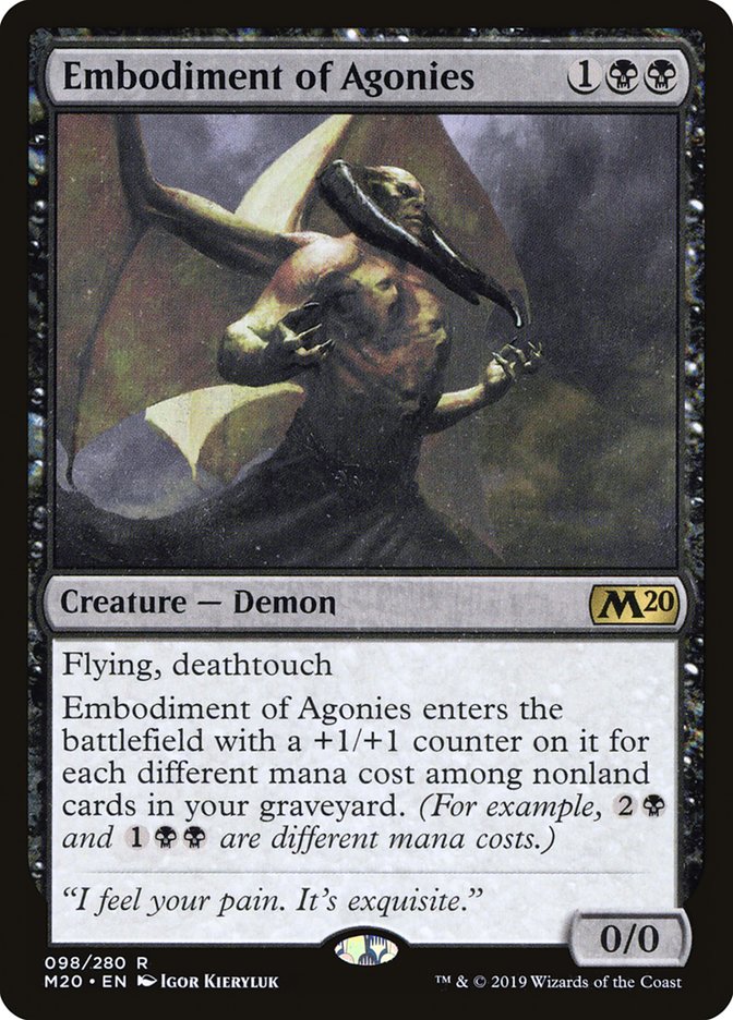 Embodiment of Agonies [Core Set 2020] | Good Games Adelaide SA
