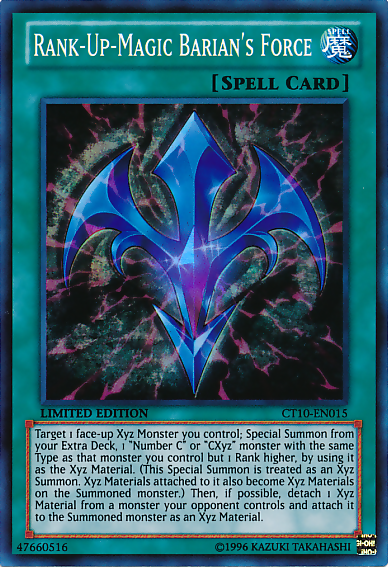 Rank-Up-Magic Barian's Force [CT10-EN015] Super Rare | Good Games Adelaide SA