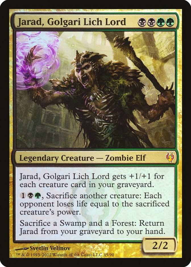 Jarad, Golgari Lich Lord 45 (Duel Decks: Izzet vs. Golgari)  - Foil | Good Games Adelaide SA
