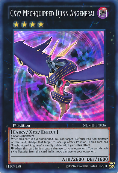 CXyz Mechquipped Djinn Angeneral [NUMH-EN036] Super Rare | Good Games Adelaide SA