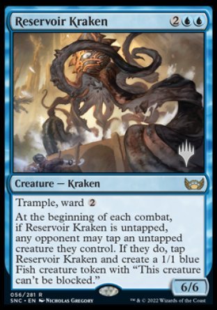 Reservoir Kraken (Promo Pack) [Streets of New Capenna Promos] | Good Games Adelaide SA