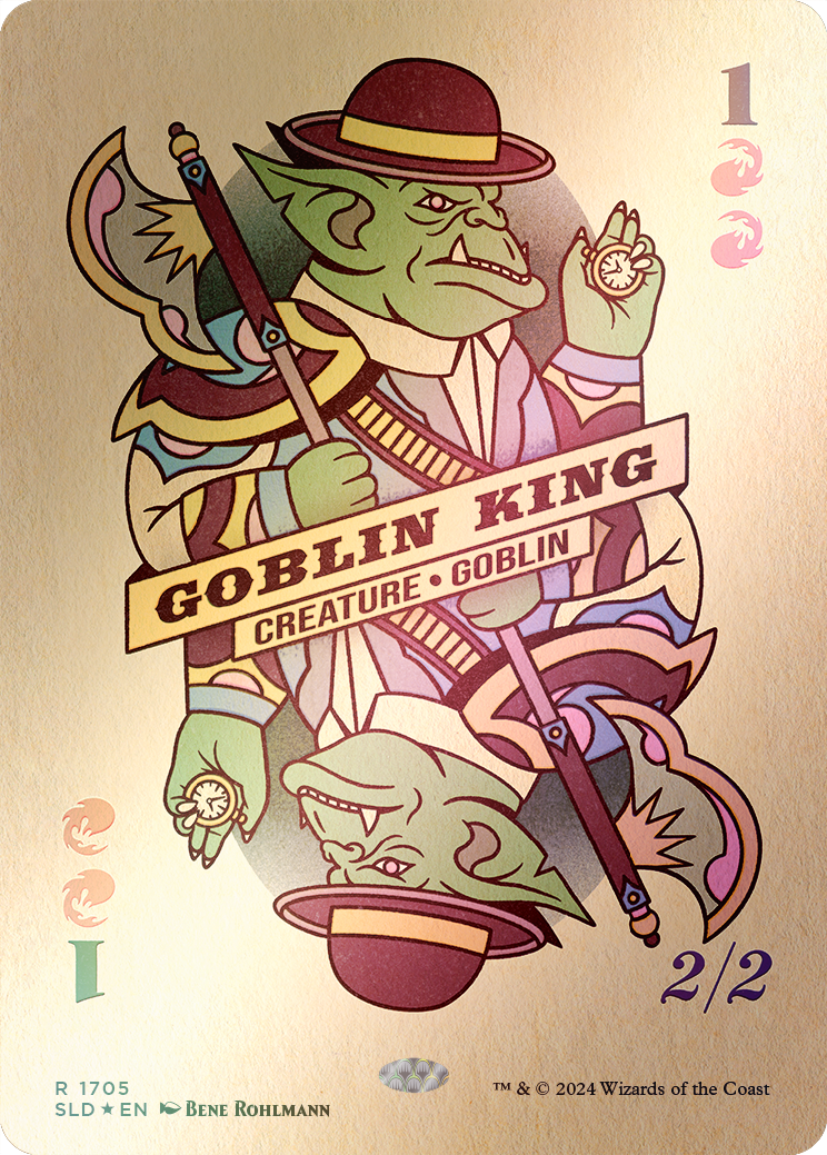 Goblin King (1705) (Rainbow Foil) [Secret Lair Drop Series] | Good Games Adelaide SA