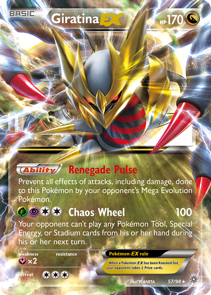 Giratina EX (57/98) [XY: Ancient Origins] | Good Games Adelaide SA